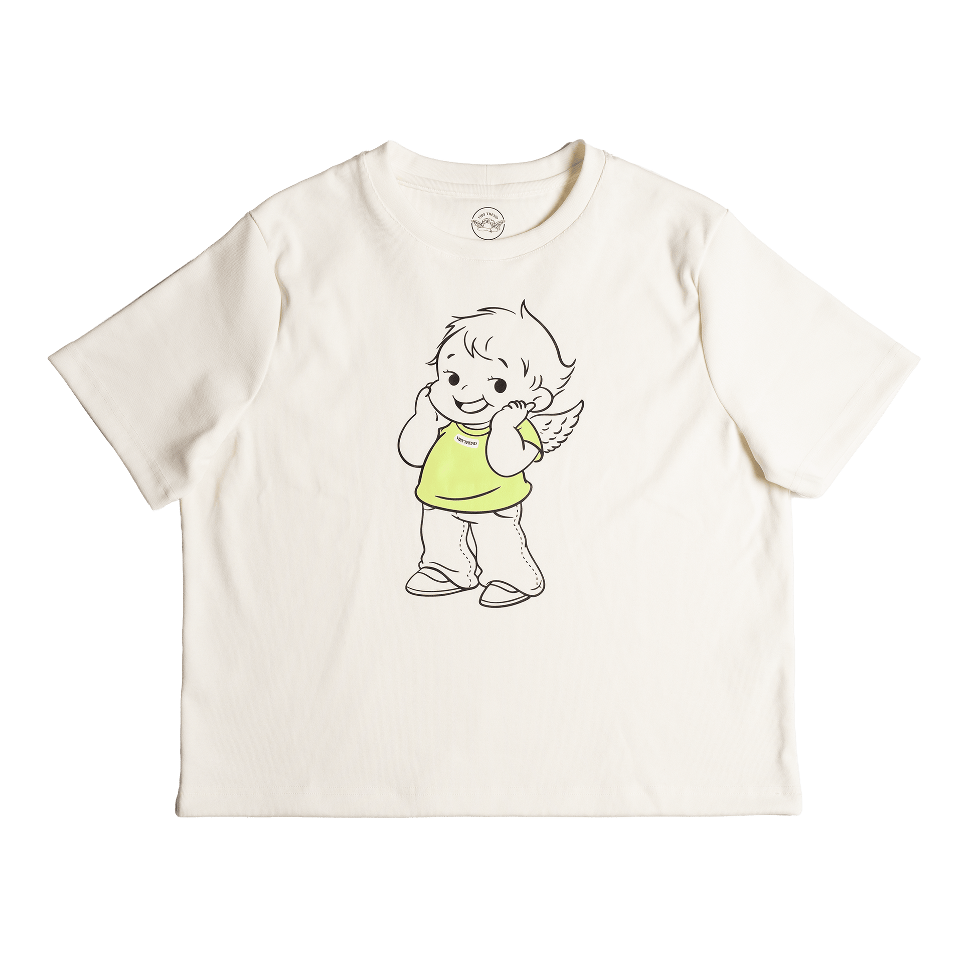 24/7s (WHITE) ANGEL COLOR TSHIRT BABY GREEN