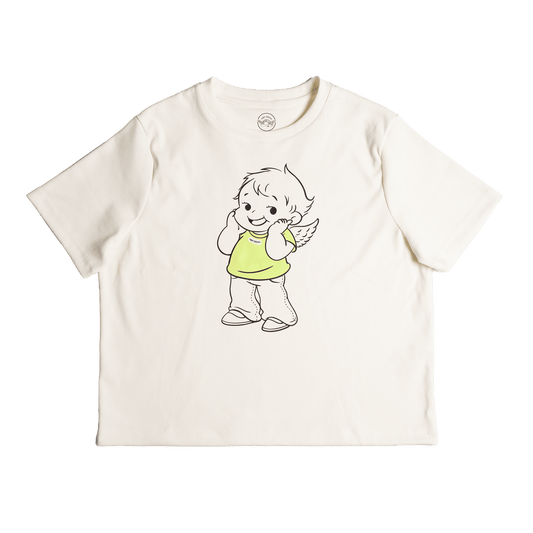 24/7s (WHITE) ANGEL COLOR TSHIRT BABY GREEN
