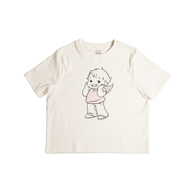 24/7s (WHITE) ANGEL COLOR TSHIRT BABY PINK